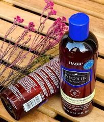 Dầu Gội HASK Biotin Boost 355ml - Kích Thích Mọc Tóc, Giảm Rụng, Phục Hồi Tóc Hư Tổn - Dưỡng Tóc Khỏe Mạnh, Dày Dặn