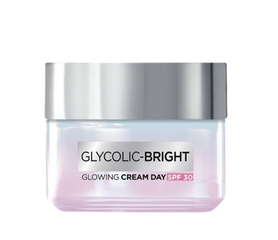 Kem Dưỡng Da Ban Ngày L'Oreal Paris Glycolic AHA 50ml - Kem Sáng Da, Mờ Thâm Nám, Chống Nắng SPF 30, Làm Rạng Rỡ Làn Da