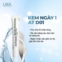 Bộ Kem Dưỡng Giảm Nám AiThan UKA Melasma & Whitening - Chuyên Sâu Xử Lý Nám và Lão Hóa Da, An Toàn và Hiệu Quả