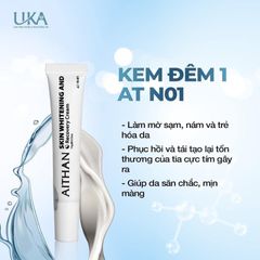Bộ Kem Dưỡng Giảm Nám AiThan UKA Melasma & Whitening - Chuyên Sâu Xử Lý Nám và Lão Hóa Da, An Toàn và Hiệu Quả