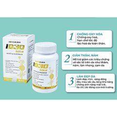 Viên Uống Trắng Da PETYFAN ID30 Gold White & Suncream - Giảm Nám, Chống Nắng, Chống Lão Hóa - Hộp 30 Viên Mỹ