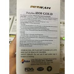 Viên Uống Trắng Da PETYFAN ID30 Gold White & Suncream - Giảm Nám, Chống Nắng, Chống Lão Hóa - Hộp 30 Viên Mỹ