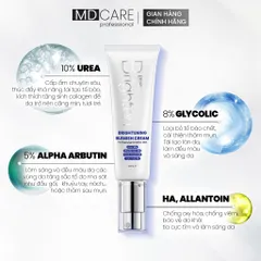 Kem Dưỡng MD CARE Brightening Blemish Cream 50ml - Sáng Da, Đều Màu Da, Cấp Ẩm Chuyên Sâu, Chăm Sóc Da Mặt