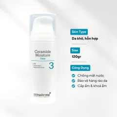 Sữa Dưỡng Ẩm Dermafirm Ceramide Moisture Dew 120ml - Công Thức Chống Mất Nước Cho Da Tươi Trẻ, Hàng Nhập Khẩu