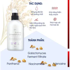 Sữa Dưỡng GoodnDoc Purifying Oil-Free Emulsion - Dưỡng Trắng Da, Giảm Nám, Mờ Nếp Nhăn, Cung Cấp Ẩm Cho Da Khỏe Mềm Mại