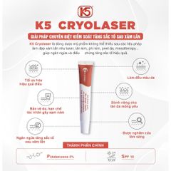 Kem Giảm Sạm Nám K5 Lipogel và K5 Cryolaser - Giải Pháp Làm Sáng Da và Ngăn Ngừa Tăng Sắc Tố Nám Sau Laser