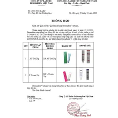 Kem tái tạo da Dermafirm L'Cream 20ml - Chăm sóc da phục hồi làm lành vết thương sau liệu trình công nghệ cao, chống lão hóa
