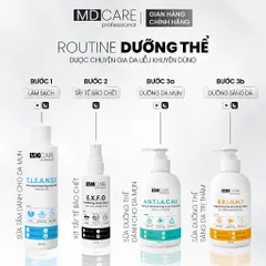 Sữa Dưỡng Thể MD CARE Chống Mụn - Dưỡng Ẩm Với 8% Azeclair & 5% Niacinamide 200ml, Giúp Làm Dịu Da Mụn, Trị Mụn Lưng Ngực