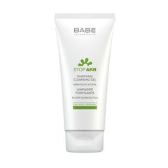 Sữa Rửa Mặt BaBe Stop AKN Purifying Cleansing Gel 200ml - Kiểm Soát Bã Nhờn, Làm Sạch Dịu Nhẹ, Phù Hợp Cho Da Nhờn và Dễ Bị Mụn