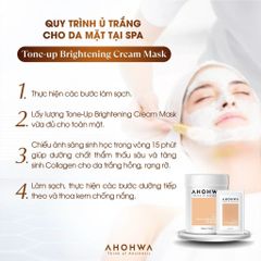 Mặt Nạ Ủ Trắng AHOHWA Tone-Up Brightening Cream Mask AHOHAW Dạng Kem Dưỡng Da Trắng Sáng Tự Nhiên, Giảm Thâm Nám 500g