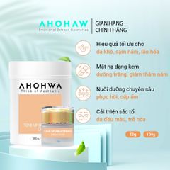 Mặt Nạ Ủ Trắng AHOHWA Tone-Up Brightening Cream Mask AHOHAW Dạng Kem Dưỡng Da Trắng Sáng Tự Nhiên, Giảm Thâm Nám 500g