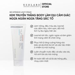 Kem dưỡng trắng da Usolab Bio Intensive Light Cream - Kem body làm sáng, đều màu da, phục hồi và bảo vệ da khỏi UV, an toàn cho mọi loại da.