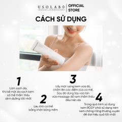 Kem dưỡng trắng da Usolab Bio Intensive Light Cream - Kem body làm sáng, đều màu da, phục hồi và bảo vệ da khỏi UV, an toàn cho mọi loại da.