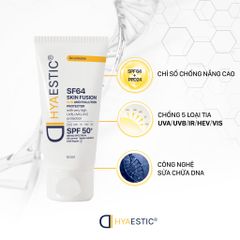 Kem Chống Nắng Hyaestic Skin Fusion SPF50+ - Bảo vệ Da Chống UV và Ô Nhiễm, Giúp Làm Sáng và Kháng Nước 50ml