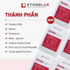 Combo 10 Mặt Nạ KyungLab PDRN - Mặt Nạ Dưỡng Ẩm, Phục Hồi, Trẻ Hóa Da, Chất Lượng, Thư Giãn Tối Ưu