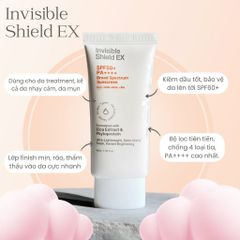 Kem Chống Nắng EPI-RX Invisible Shield Ex SPF50+ / PA++++ - Phổ Rộng, Siêu Mỏng Nhẹ, Nâng Tone, Kiềm Dầu Cho Mọi Loại Da