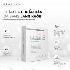 Kem ủ trắng body USOLAB Bio Tone Up - Làm trắng da toàn thân, chống nắng, dưỡng ẩm, collagen, 100g Hàn Quốc