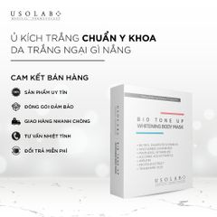 Kem ủ trắng body USOLAB Bio Tone Up - Làm trắng da toàn thân, chống nắng, dưỡng ẩm, collagen, 100g Hàn Quốc