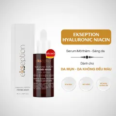 Serum Ekseption Hyaluronic Niacin 75ml - Dưỡng ẩm, trắng sáng da, mờ thâm mụn với 5% Niacinamide và Hyaluronic Acid, hàng nhập khẩu từ Tây Ban Nha.