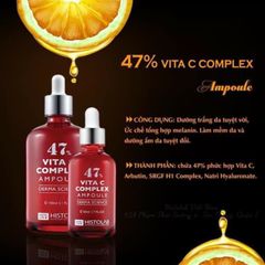 Tinh Chất Serum Histolab Vita C Complex Ampoule 47% - Dưỡng Trắng Sáng Da, Tăng Collagen, Chống Lão Hóa, An Toàn Cho Mọi Loại Da