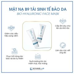 HÀNG NHẬP KHẨU -Mặt nạ Vitamin B9 Kyung Lab Bio Hyaluronic Face Mask dưỡng da cấp ẩm làm dịu da ngừa lão hóa da KyungLab