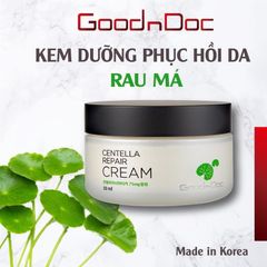 Kem Dưỡng Ẩm Rau Má GoodnDoc Centella Repair 50ml - Giảm Thâm Sạm Nám, Trắng Sáng Da, Chống Lão Hóa, Xuất Xứ Hàn Quốc