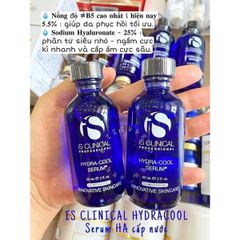 Serum Cấp Nước iS Clinical Hydra Cool B5 + HA - Dưỡng Ẩm, Làm Dịu & Phục Hồi Da, Giảm Kích Ứng Cho Làn Da Khô Mụn