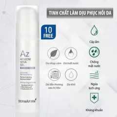 Tinh Chất Hoa Cúc Dermafirm Azulene Vera Gel 100ml - Làm Dịu và Tái Tạo Da Hàn Quốc Cho Tất Cả Các Loại Da