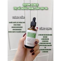 Serum Kyung Lab Acnes Centella Asiatica 50ml - Giảm mụn, kiềm dầu, mờ thâm cho da dầu và hỗn hợp - Hàng nhập khẩu chính hãng Hàn Quốc