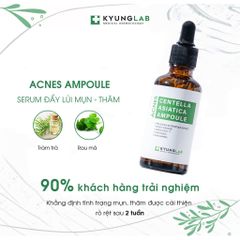 Serum Kyung Lab Acnes Centella Asiatica 50ml - Giảm mụn, kiềm dầu, mờ thâm cho da dầu và hỗn hợp - Hàng nhập khẩu chính hãng Hàn Quốc