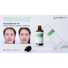 Serum Kyung Lab Acnes Centella Asiatica 50ml - Giảm mụn, kiềm dầu, mờ thâm cho da dầu và hỗn hợp - Hàng nhập khẩu chính hãng Hàn Quốc
