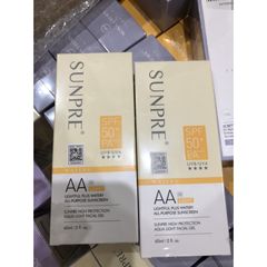 Kem Chống Nắng Mona Frema SUNPRE - Gel Facial High Protection cho da mụn, không màu, bảo vệ da hiệu quả, hàng nhập khẩu chính hãng
