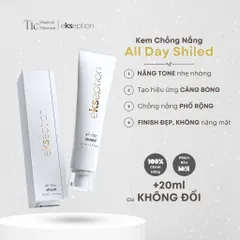 Kem Chống Nắng Ekseption All Day Shield SPF50 - Dưỡng Ẩm, Trẻ Hóa Da, Phù Hợp Với Da Treatment 50ml