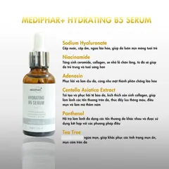 Serum MEDIPHAR+ HYDRATING B5 30ml - Dưỡng Cấp Ẩm, Trắng Sáng, Mờ Thâm, Chống Lão Hóa, Phục Hồi Da Nhạy Cảm Hàn Quốc