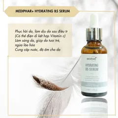 Serum MEDIPHAR+ HYDRATING B5 30ml - Dưỡng Cấp Ẩm, Trắng Sáng, Mờ Thâm, Chống Lão Hóa, Phục Hồi Da Nhạy Cảm Hàn Quốc