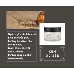 Kem Ốc Sên GoodnDoc Snail Ultra Moisture Cream - Dưỡng Da Chống Lão Hóa, Cấp Ẩm, Trẻ Hóa Da, Nhập Khẩu Hàn Quốc