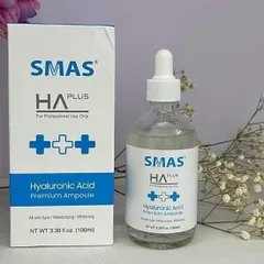 Tinh Chất Serum SMAS HA Plus 100ml - Hyaluronic Acid Premium Dưỡng Ẩm, Làm Trắng Sáng Da, Cấp Nước Cho Da Khỏe Mạnh, Rạng Rỡ