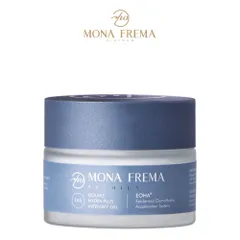 Gel Cấp Ẩm Chống Lão Hoá Mona Frema Double Hydra-Plus 30g/50g - Gel Phục Hồi Da Với Axit Hyaluronic & Protein Ốc Sên Pháp