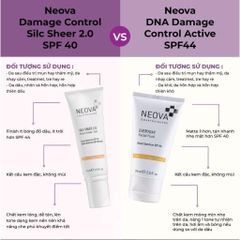 Kem Chống Nắng Neova DNA Damage Control Active Silc Sheer 2.0 SPF 40 - Chống Lão Hóa và Phục Hồi Da, Dưỡng Ẩm Tối Ưu, Che Khuyết Điểm Tự Nhiên