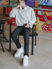 Quần Jean Nam Skinny Xám Xước Co Giãn 4 Chiều Cao Cấp - Quần Bò Slimfit Thời Trang Giá Rẻ 004