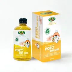 Cốt Gừng Pozo Kid 500ml - Pha Tắm và Ngâm Chân Giữ Ấm Cơ Thể, Hỗ Trợ Ngừa Cảm Lạnh, Chất Lượng Cao Cho Bé