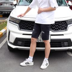 Quần Short Bò Nam Rách Màu Đen Co Giãn 4 Chiều VNXK - Denim Thời Trang Thoải Mái Cho Nam Giới