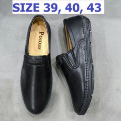 Giầy lười nam Boss da bò H18 - Chất lượng cao, phong cách classic, đi êm chân, dễ phối đồ, phù hợp đi học, đi làm, đi chơi.