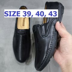 Giày Lười Nam Boss Da PU Chất Lượng, Kiểu Dáng Classic Dễ Phối, Thoải Mái Đi Học, Đi Làm, Đi Chơi