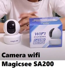 Camera Wifi Magicsee SA200 - Giám Sát Nhà Không Dây, Full HD 1080p, Xoay 360 Độ, Hồng Ngoại, Đàm Thoại 2 Chiều, Phần Mềm Tiếng Việt