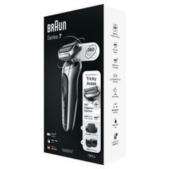Máy Cạo Râu Braun Series 7 7027s - Chống Nước, Công Nghệ AI Thông Minh, Sản Xuất Tại Đức, Bảo Hành 2 Năm