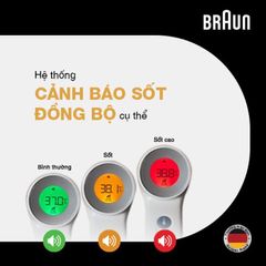 Nhiệt Kế Điện Tử Hồng Ngoại Đo Trán Braun BNT400 - Chính Hãng, Đo Nhanh và Chính Xác, Thích Hợp Cho Trẻ Em và Gia Đình