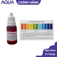 Dung dịch thử pH cao cấp 10ml - Kiểm tra độ pH nước chính xác cho nuôi trồng thủy sản và phòng thí nghiệm