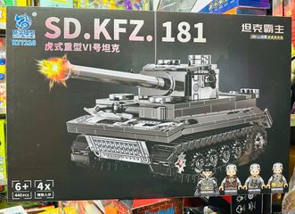 Bộ Đồ Chơi Lắp Ráp Mô Hình Xe Tăng KY7216 - SD.KFZ 181, SD.KFZ 139, PZ.KPFW - Sáng Tạo Và Giải Trí Cho Trẻ Em Từ 6 Tuổi
