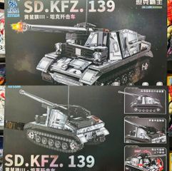 Bộ lắp ráp mô hình xe tăng KY7216 SD.KFZ.139 có 442 chi tiết